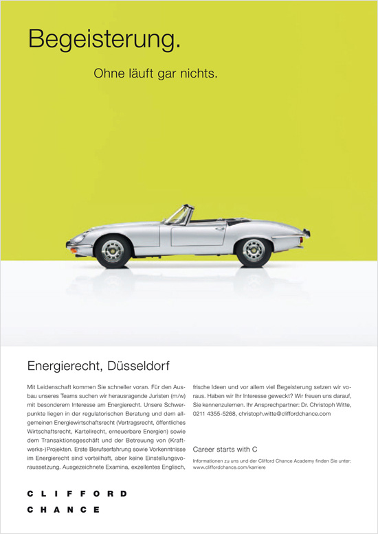 Anzeige - Motiv Begeisterung