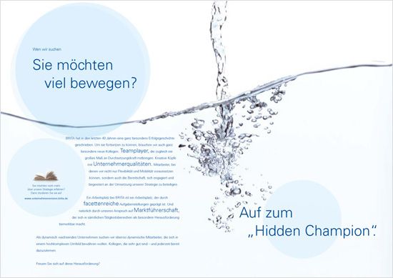 Human Ressources Broschüre - Doppelseite