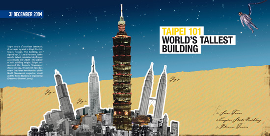 TEN - Doppelseite Taipei 101