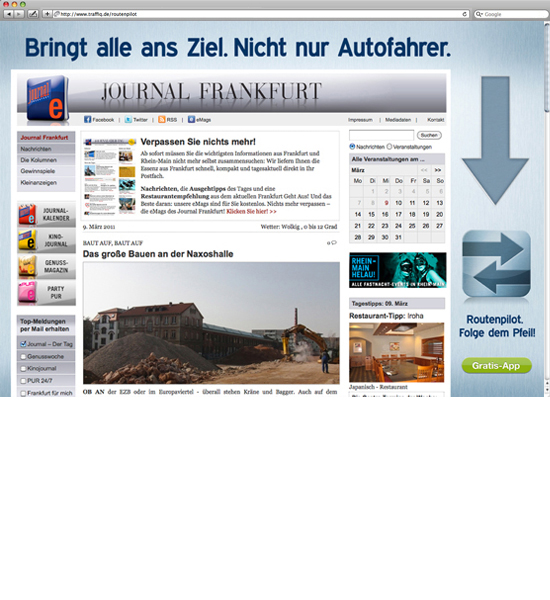 Bannerkampagne Routenpilot
